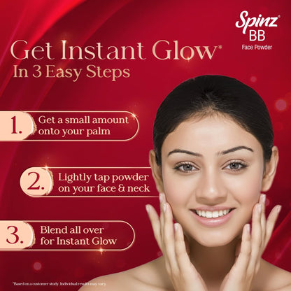 Spinz BB Brightening & Beauty Face Talc for Instant Brightness | Lasts 2X Longer, Covers Dark Spots and Blemishes, Gives Soft and Smooth Skin (Natural Beige) â€“ 70 gm