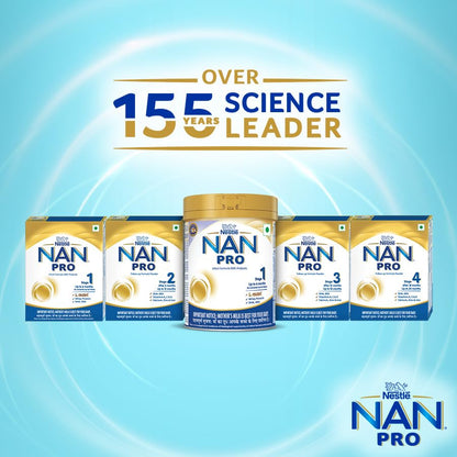 NestlÃ© NAN PRO 3 Follow-Up Formula-Powder After 12 months, Up to 18 months, Stage 3, 400g Pouch in Box