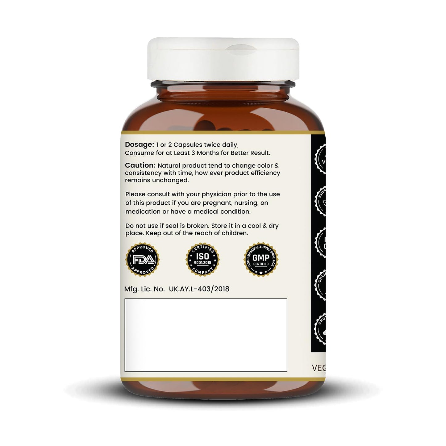Shilajit Capsules â€“ Natural Support for Energy, Strength & Vitality | Helps Maintain Stamina, Endurance & Wellness | Herbal Supplement | 60 Capsules (Pack Of 1)
