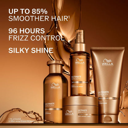 Wella Professionals Ultimate Smooth Conditioner with Squalane and Omega-9 for dry, dull, & frizzy hair | 200ml