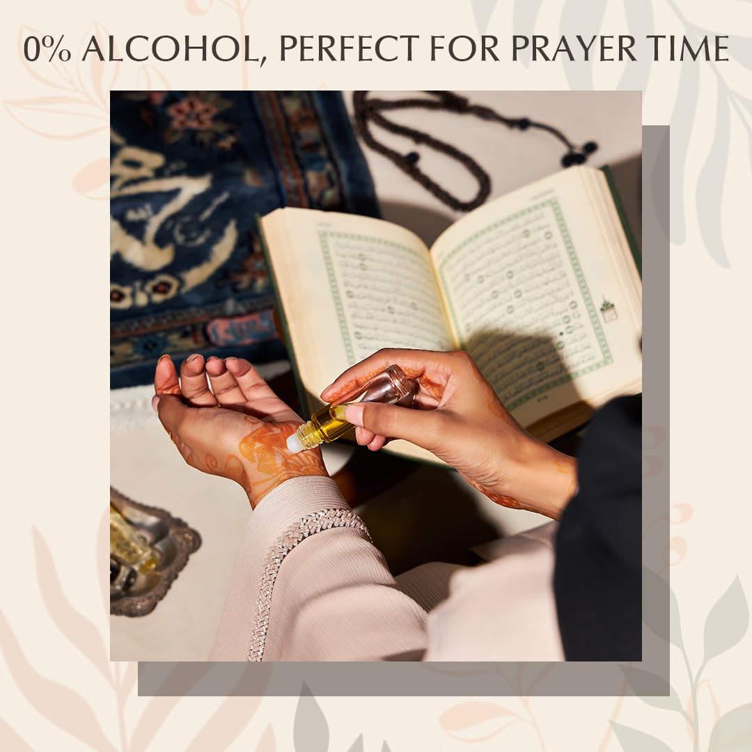 Jasmine Attar Oil by Dukhni | Arabic perfume oils for men and women | 100% pure ittar roll on, oud oil, woody oudh perfume | Eid, Ramadan, Umrah Gifts & Vegan Islamic Fragrances