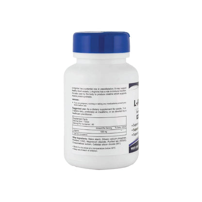 Healthvit L-Arginine 1000 Mg 60 Tablets