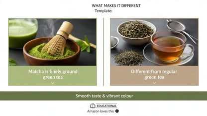 Vokin Biotech Matcha Green Tea Powder Supports Weight Loss Management | Rich In Antioxidants (500 gram)