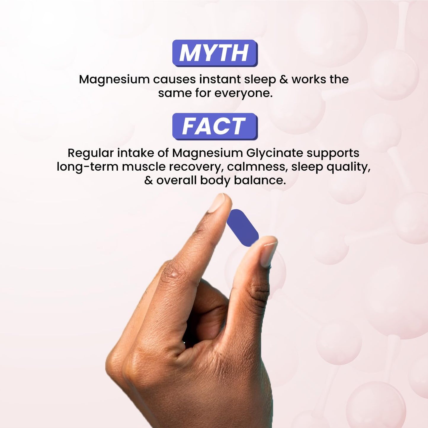 Herbalmax Magnesium Glycinate Supplement 2000mg Per Serving â€“ 30 Veg Tablets | High Absorption Magnesium | Supports Muscle Relaxation, Sleep & Stress Relief | Daily Wellness Support