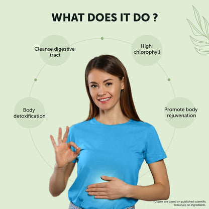 Neuherbs Wheatgrass Powder - 100g | Wheat Grass Powder | Ayurvedic Support For Natural Detox & Boost Immunity | 100% Pure & Natural With No Added Preservatives