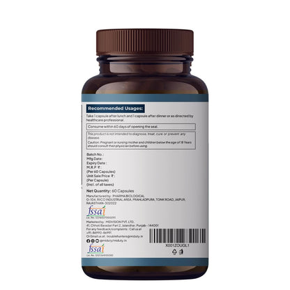 Miduty Palak Notes Triple Thyroid Care Supplement - Rapid Action Formula - KSM-66 Ashwagandha - Sea Kelp - Zinc - Vitamin B1-Selenium-L-Tyrosine - Supports Thyroid Health - Good mood - 60 Capsules