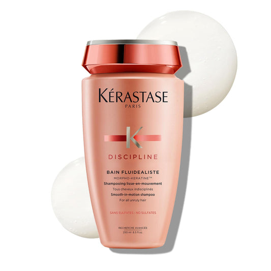 KÃ©rastase Discipline Fluidealiste Anti-Frizz Shampoo | Sulphate-Free Shampoo for Frizzy Hair | Infused with Morpho-KÃ©ratine, Surface Perfector & High Precision Care Agent | 250ml