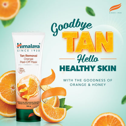 Himalaya Tan Removal Orange Peel-Off Mask, 50g