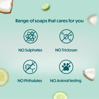 Himalaya Refreshing Cucumber Soap and Coconut Soap, 125g