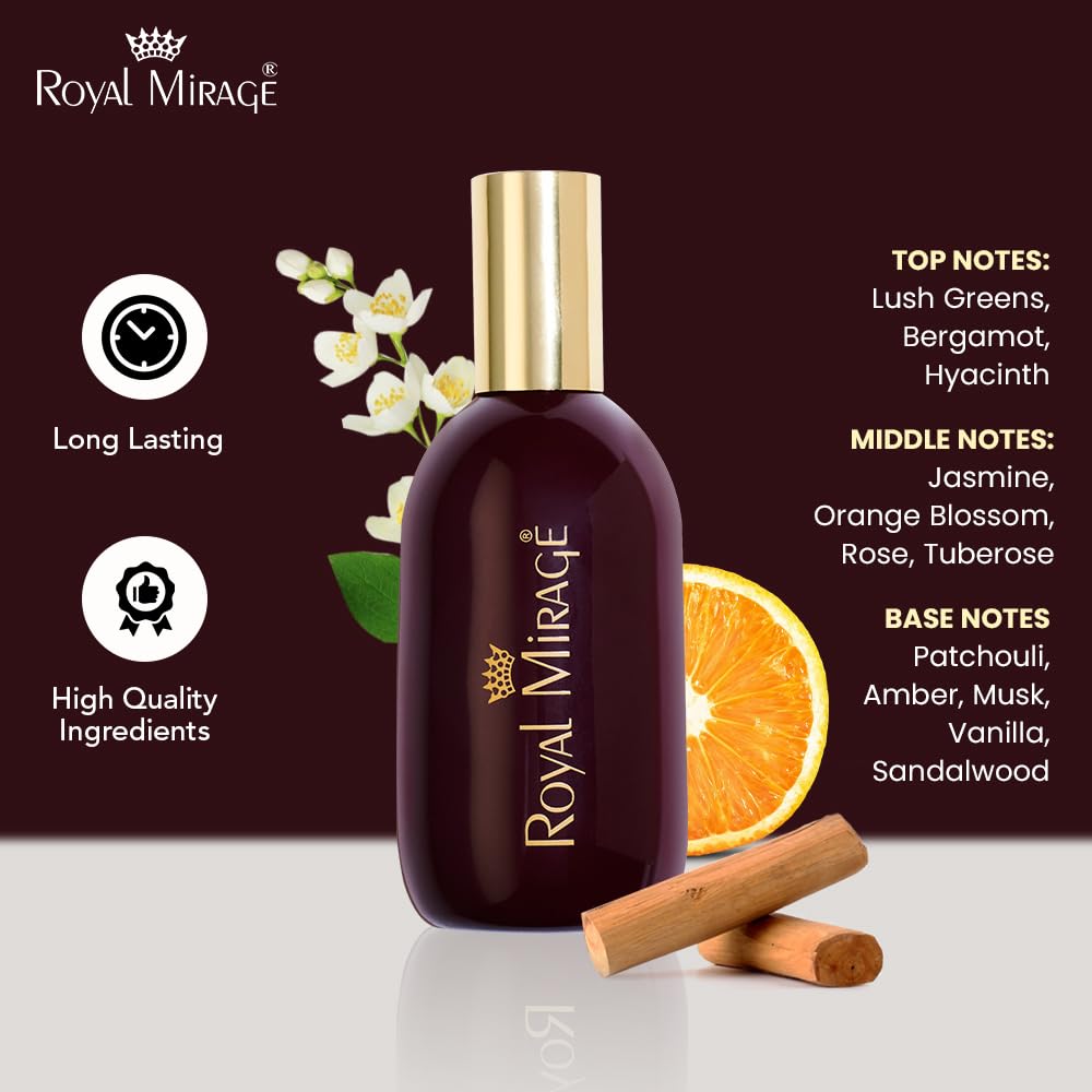 Royal Mirage Original EDC | Unisex Fragrance | Long-Lasting Eau De Cologne | Refreshing & Elegant Scent | Everyday Use Perfume | Fresh & Woody Fragrance | All-Day Freshness | 120ml