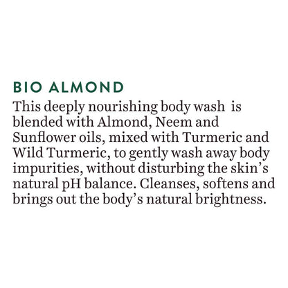 Biotique Almond Oil Ultra Rich Body Wash| Maintains Skinâ€™s Natural pH |100% Botanical Extracts| Soap-Free Body Wash Suitable for All Skin Types | 200mL