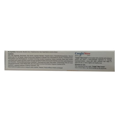 Cosglow Skin Lightening Cream | UV Protection, Anti-Acne Mark, Soothing Skin Tone Corrector (30g, Pack of 1)