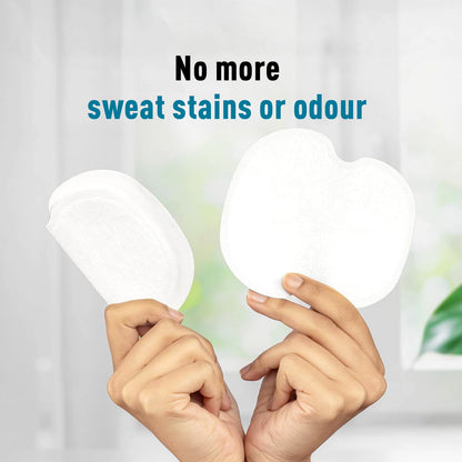 Sirona Disposable Underarm Sweat Pads for Men and Women, 24 Pads | Peel-off | Prevents Stains & Unpleasant Odour | Quick sweat absoption