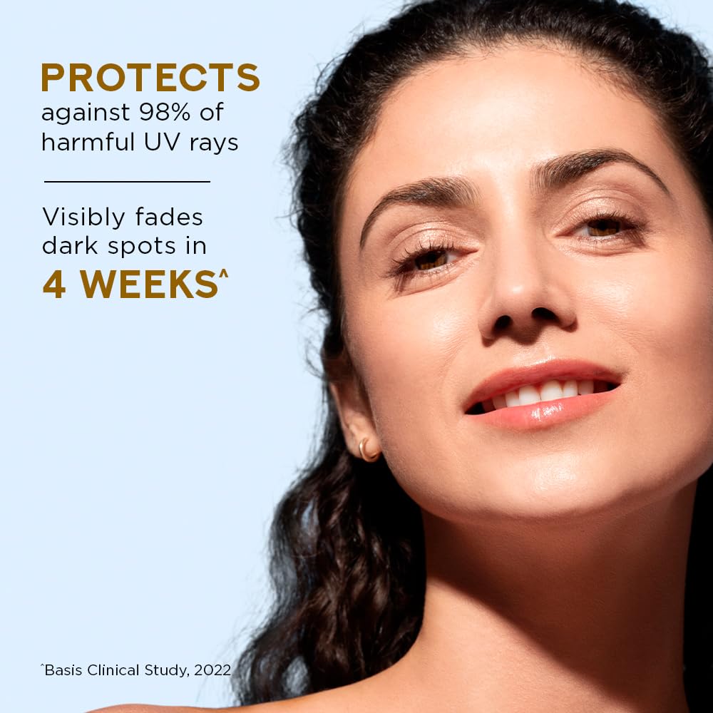POND'S Serum boost sunscreen For All skin types prevent and fade dark patches with the power of SPF 55 and NIACINAMIDE-C Serum 50g