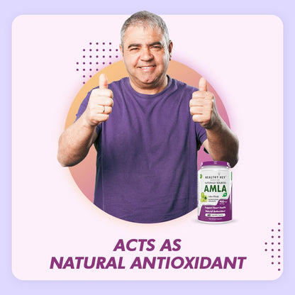 HealthyHey Nutrition Amla Extract - Natural Vitamin C - 60 Veg. Capsules