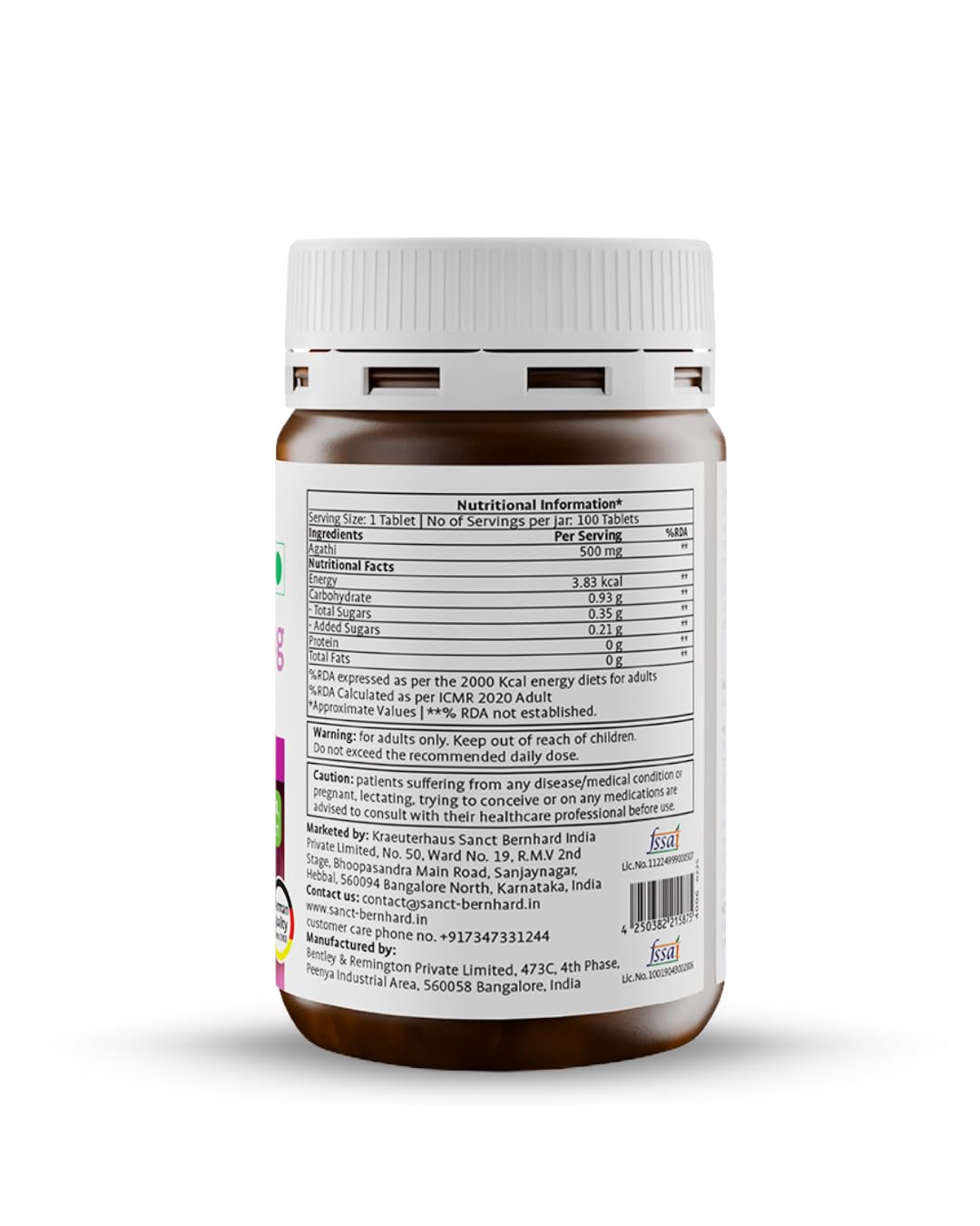 KrÃ¤uterhaus Sanct Bernhard Biotin Radiant Revive | Biotin 10,000mcg for Hair Growth & Hair Fall Control | Hair Supplement for Women & Men | Strong Nails, Healthy Skin | Easy to Swallow | 100 Tablets