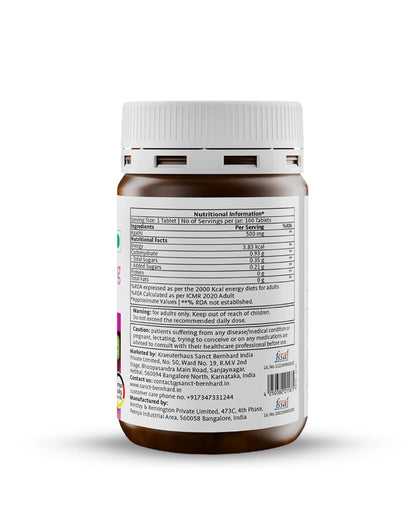 KrÃ¤uterhaus Sanct Bernhard Biotin Radiant Revive | Biotin 10,000mcg for Hair Growth & Hair Fall Control | Hair Supplement for Women & Men | Strong Nails, Healthy Skin | Easy to Swallow | 100 Tablets