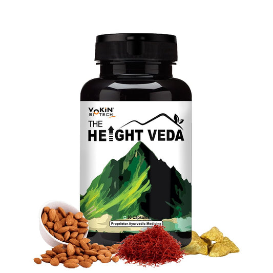 Vokin Biotech Original Height Veda Supreme Formula 30 Capsules (Pack of 1)