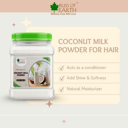 Bliss Of Earth 500 Gram Coconut Milk Powder Natural Spray Dried