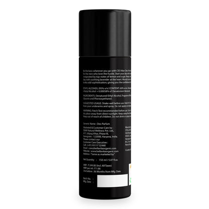 Bella Vita CEO Man Body Perfume 150ml | Premium No Gas Deo for Men | Deodorants Man | Long Lasting Office Fragrance with Tonka, Agarwood & Sophisticated Masculine Notes