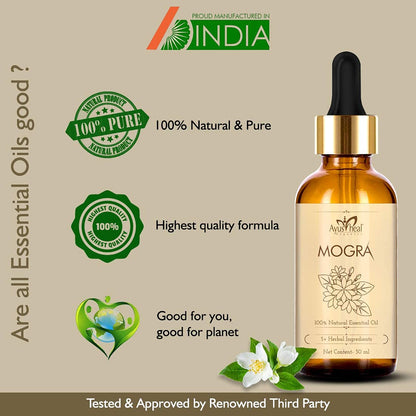 Mogra Essential Oil 100% Pure & Natural 30 ML (Mogra)