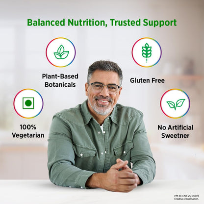 Centrum Adult 50+, World's No.1 Multivitamin with Calcium, Vitamin D3 & 21 other Nutrients for Overall Health, Strong Joints & Heart Health (Veg) 30 Tablets