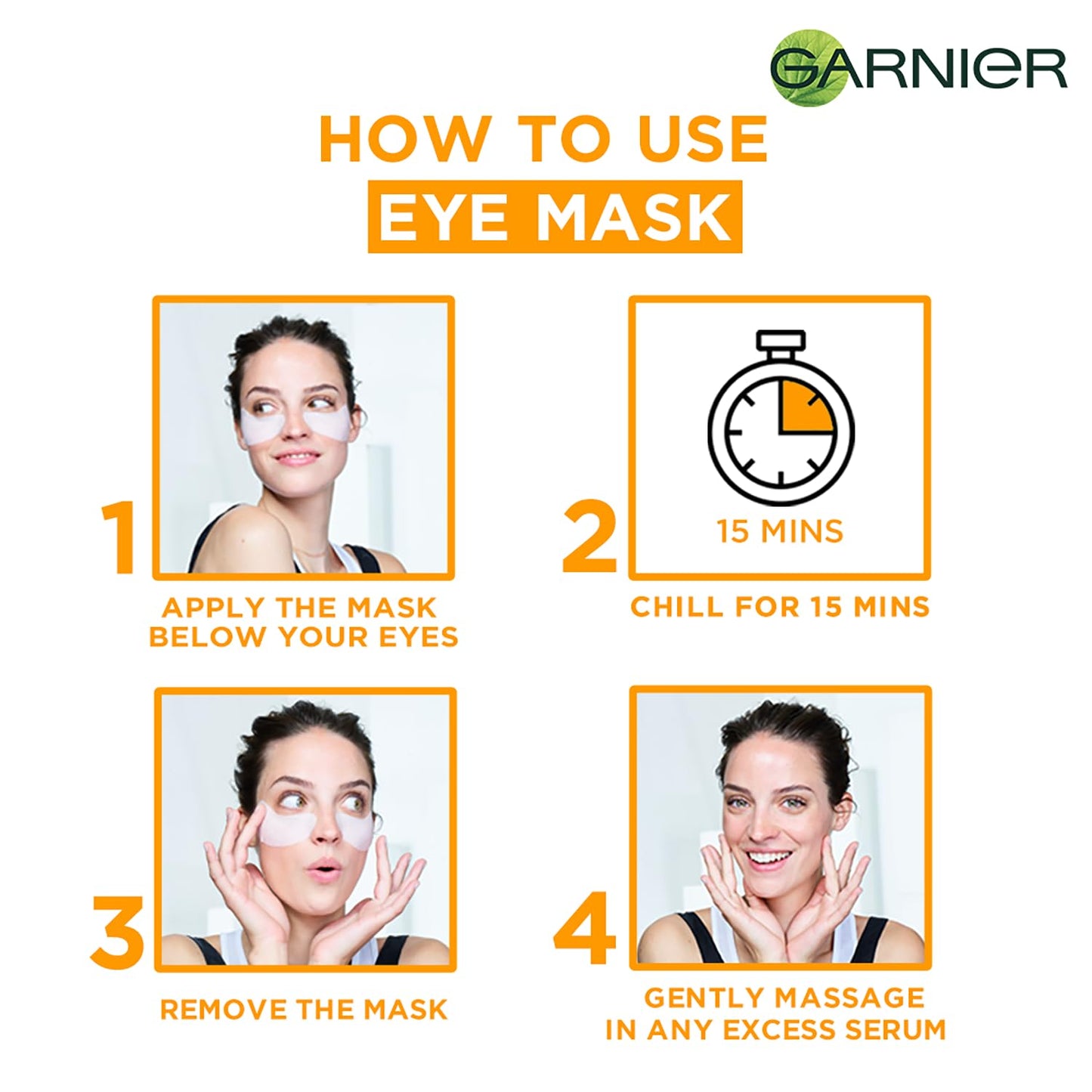 Garnier Skin Naturals, Eye Mask, Hydrating & Revitalising, Hydra Bomb Eye Serum Mask, 1 pc, 6g