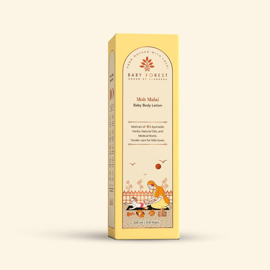 Baby Forest Rich Moisture Nourishing Baby Lotion | With Moisturizing Cream for Baby's Soft Skin | Gentle Daily Care for Newborns & Infants | 200ml | Paraben-Free, Derma Safe