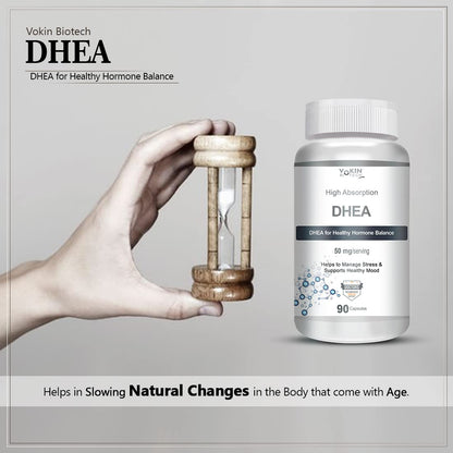 Vokin Biotech DHEA 50mg | Supports Healthy Mood | 90 Capsules