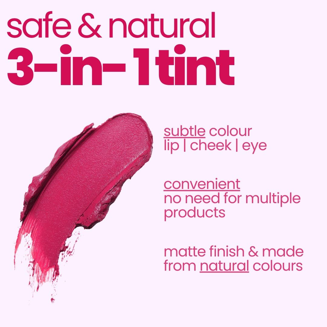TucoÂ® Kids Lip Balm Tint | Lip, Cheek & Eyeshadow | Ages 3-15 Years | Made with 100% Natural Oils & Waxes | Free from Mineral Oils, Synthetic Fragrance and Parabens