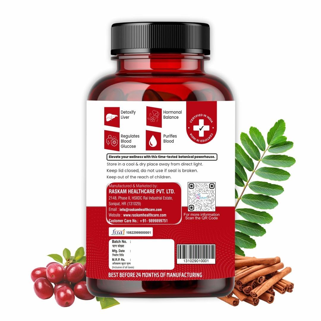 Healthcare Berberine HCL 1200mg with Ceylon Cinnamon, 60 Vegetarian Capsules, Dietary Supplement