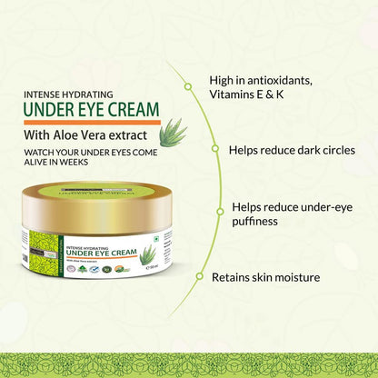 Indus Valley Intense Hydrating Under Eye Cream - Enriched with Guwahati Anise (50 ml)