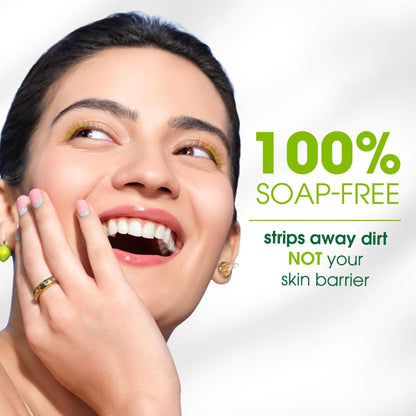 Simple Kind To Skin Moisturising Facial Wash 100 ml | 100% Soap-Free Facewash | For normal to dry skin