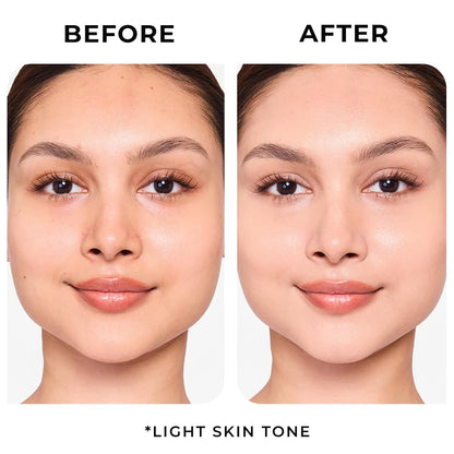 Lovechild Masaba Skip Everything Serum Skin Tint SPF 20- Pocket Edition, Liquid Foundation for all Skin type, Primer, Moisturizer, Sunscreen & Foundation In One, Icy You 10 ml