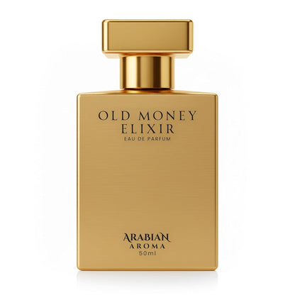 Arabian Aroma Old Money Elixir Eau de Parfum, Warm Vanilla, Coffee & Spice Long Lasting Luxury Perfume, 50ml.
