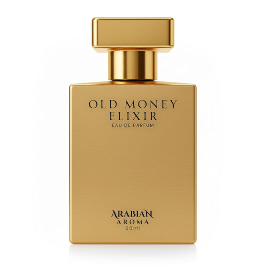 Arabian Aroma Old Money Elixir Eau de Parfum, Warm Vanilla, Coffee & Spice Long Lasting Luxury Perfume, 50ml.
