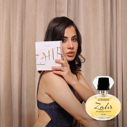 Suroskie Zahr Perfume 50Ml | Luxury Eau De Parfum | Long Lasting Unisex Fragrance Spray | Aromatic Blend Of Aqua, Saffron & Rose Scent | Woody & Oud Notes | Premium Gift For Men & Women