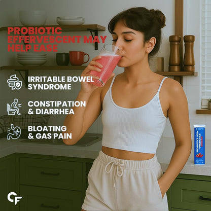 Carbamide Forte Probiotics Supplement | Gut Health Supplements with Limosilactobacillus reuteri | Probiotics supplement for gut health | Digestive Enzymes 20 Effervescent Tablets