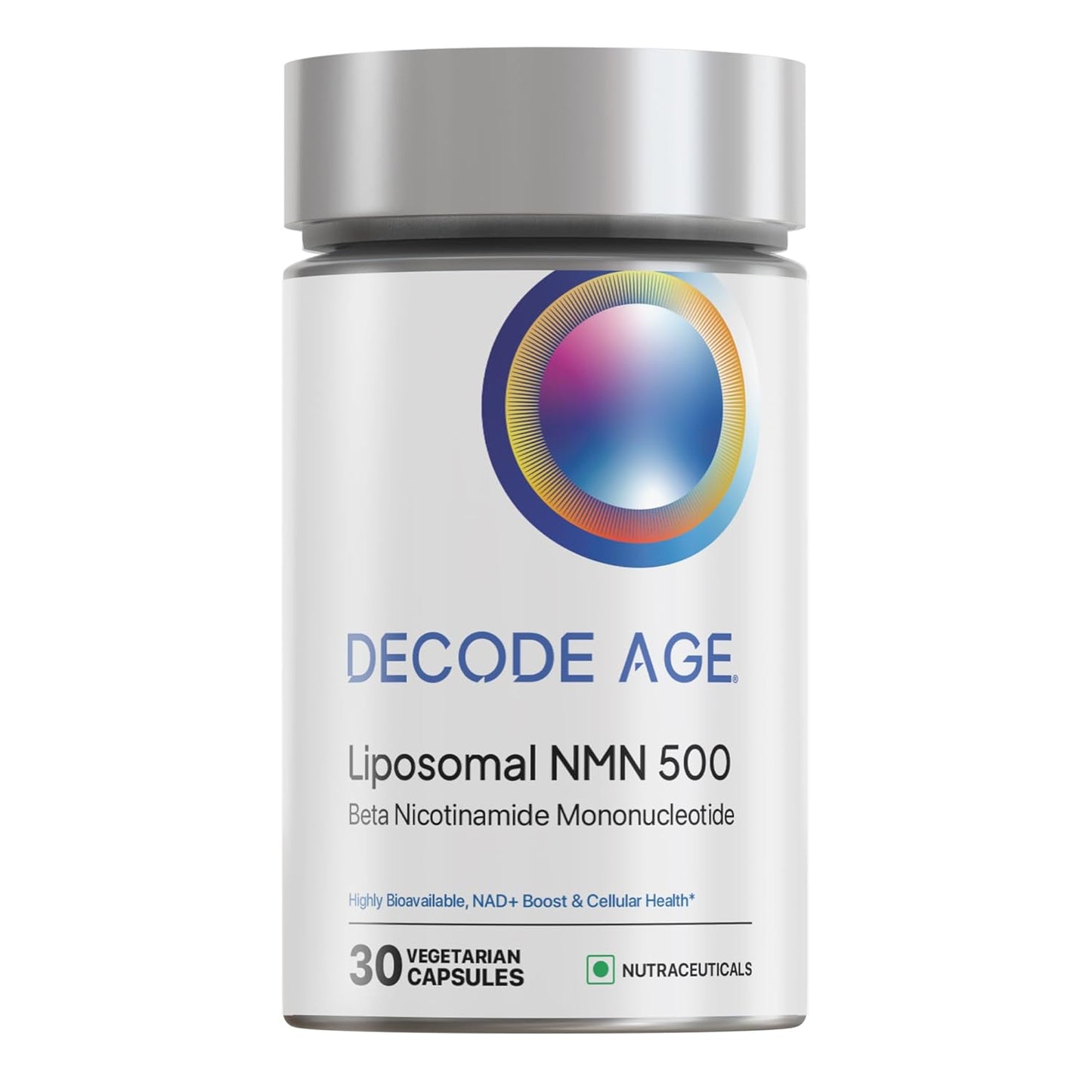 Decode Age Liposomal NMN | 99.9% Pure Î²â€‘NMN | NADâº Booster | High Absorption for Energy, Metabolism, DNA Repair, Healthy Aging | 500â€¯mg, 30 Veg Capsules