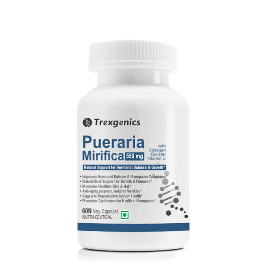 TrexgenicsÂ® PUERARIA MIRIFICA extract 10:1 550mg with Collagen Booster Vitamin C (60 Vcaps)