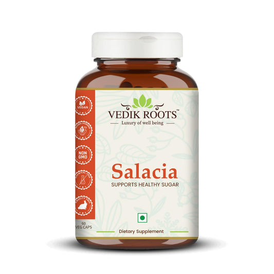 Salacia Oblonga Capsules â€“ 60 Capsules | Supports Healthy Blood Pressure & Cholesterol Levels | 100% Natural Salacia Extracts | Plant-Based Ingredients