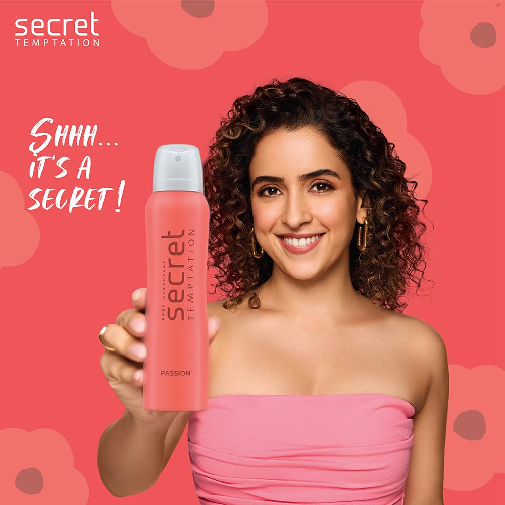 Secret Temptation Passion Deodorant for Women, 160ml
