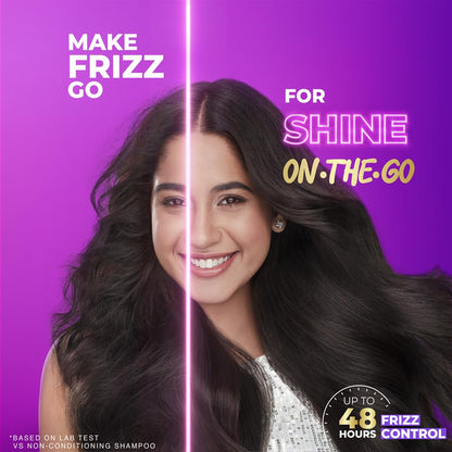 Sunsilk Super Shine Hair Serum For Dry frizzy Hair, Vitamin E Nourishment, 48 hour frizz free, non-sticky, 100ml