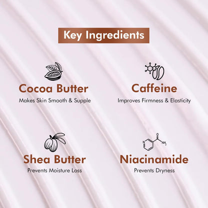 mCaffeine Summer Breeze Perfume Body Lotion 300ml| Niacinamide, Cocoa & Shea Butter For Deep Moisturization | Lightweight, Non-Sticky & Daily Use | Aqua-Fresh Beachy Fragrance | Summer Body Cream for Dry Skin