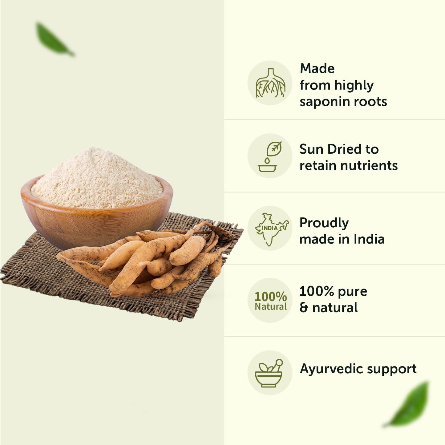 Neuherbs Shatavari Powder | Ayurvedic Support To Balance Women's Hormones | Herbal Supplement | Good For Healthy Digestion & Reproductive System - 100g