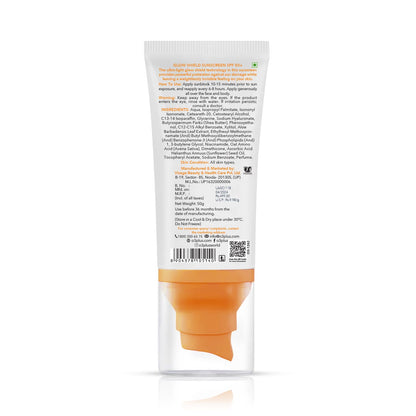 O3+ Glow Shield Sunscreen SPF 50 PA+++ (50gm) | Lightweight Cream | No White Cast | Sunscreen For Oily Skin, Dry Skin | For Women & Men