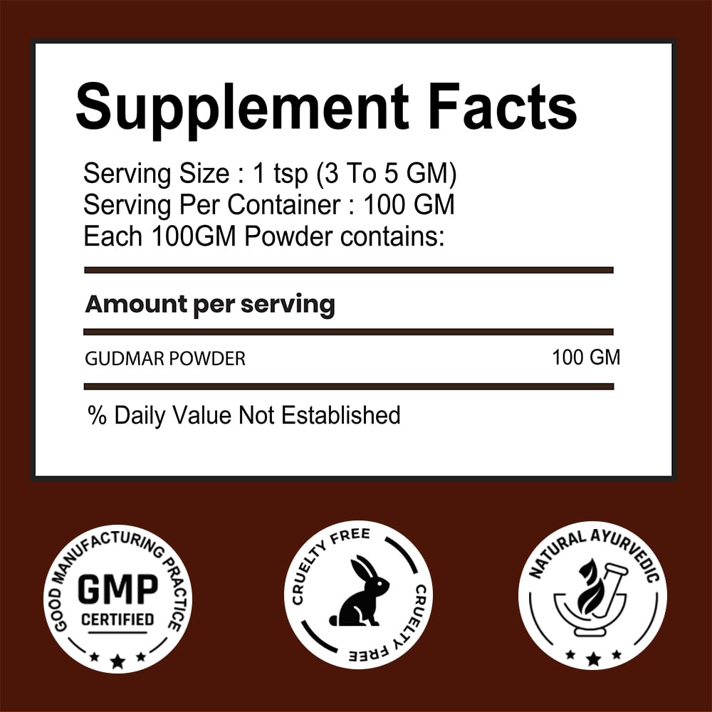 Gudmar Powder (100 g) - Herbal Powder | Pack of 1