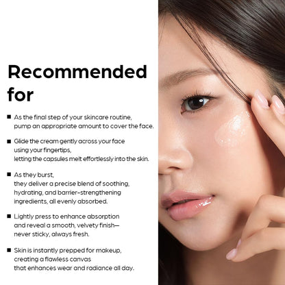House of Hur 3X Capsule Hydro Booster Cream â€“ 3-in-1 Hydrating Gel Cream + Primer â€“ 8 Types Hyaluronic Acid, Hibiscus Collagen, Thyme + Green Tea â€“ Non-Greasy â€“ Korean Skincare (50 ml)