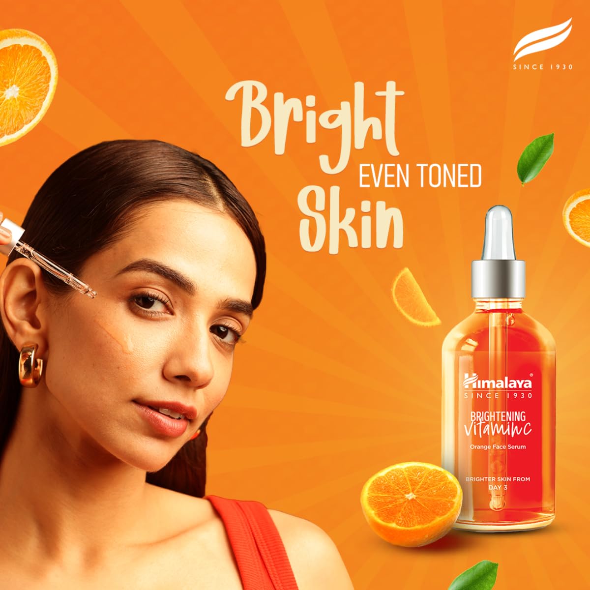 Himalaya Brightening Vitamin C Serum I 5X Vitamin C & 10 X Niacinamide I Brighter Skin from Day 3 | 15 ml
