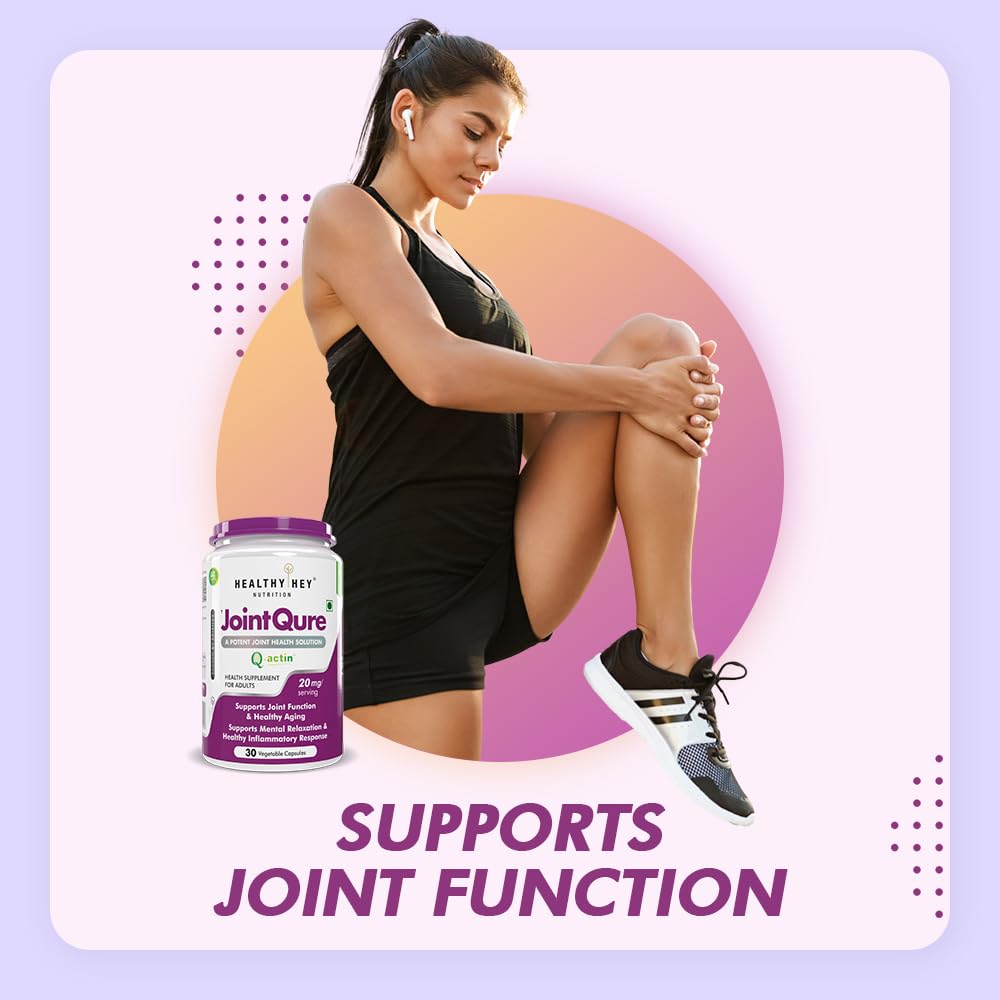 HealthyHey Nutrition JointQure - 20 mg per serving - 30 Vegetable Capsules